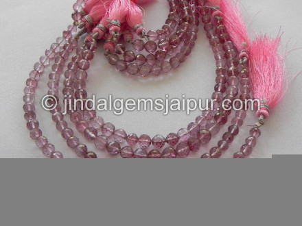 Pink Quartz Faceted Round
